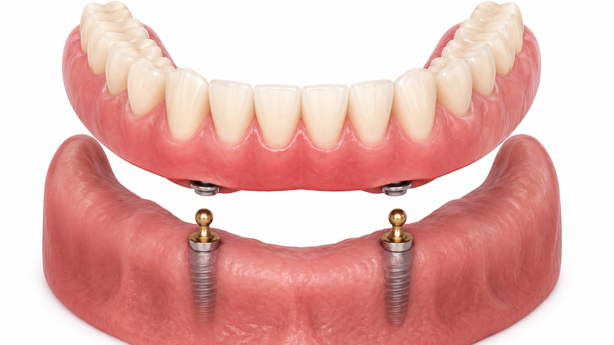 Implant-retained overdentures